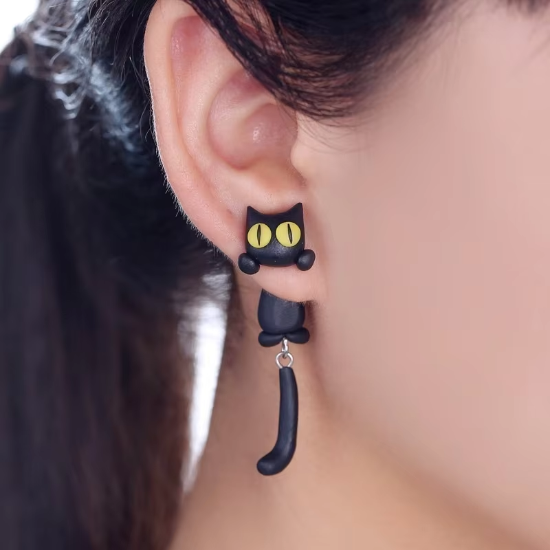 Cat Earrings – Image 2
